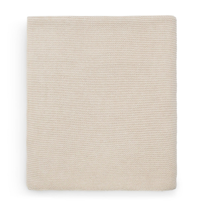 Jollein Basic Knit megztas kūdikio pledas šviesiai rudas 100x150cm. 1 TOG