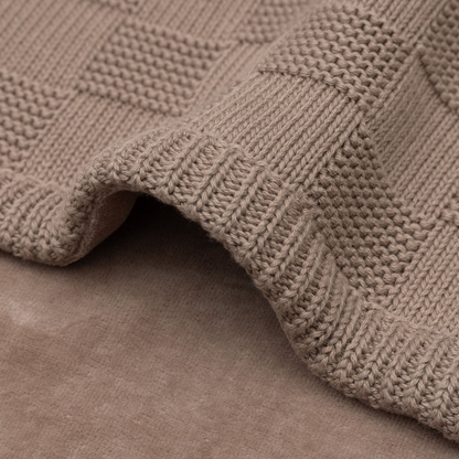 Jollein „Box Knit Velvet“ kūdikio antklodė